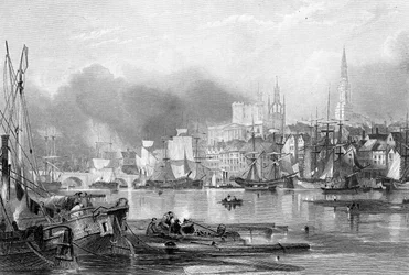 Newcastle-upon-Tyne, inciso da Edward Finden